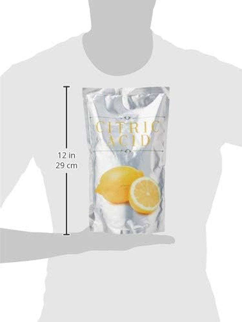 | Citric Acid Powder | Cosmetic Grade Alpha-Hydroxy Acid (AHA) | Gentle Exfoliant for DIY Skincare | Ph Adjuster & Antioxidant | Resealable Bag | 1Kg