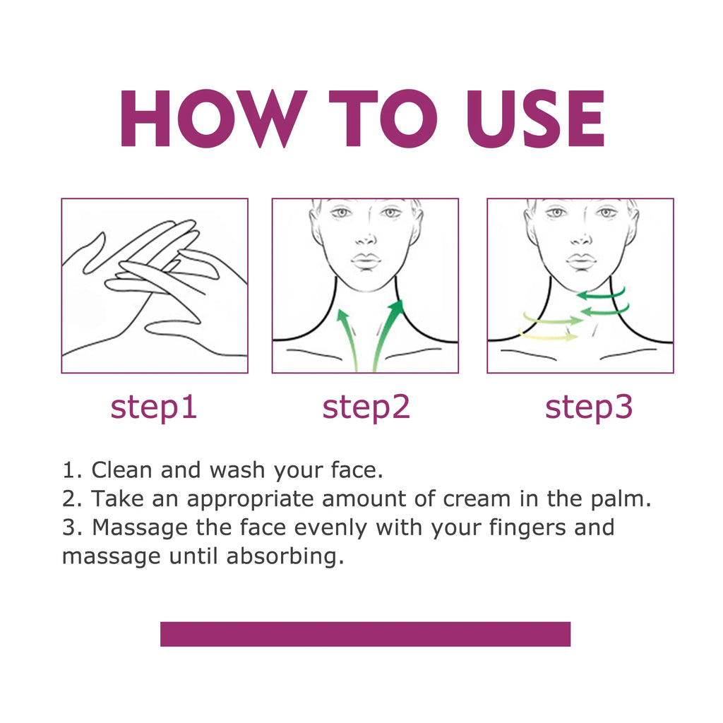 Hydrolyzed Collagen Neck Cream Eliminate Neck Fine Lines Firming Lifting Neck Remove Double Chin Rejuvenation Cream Skincare