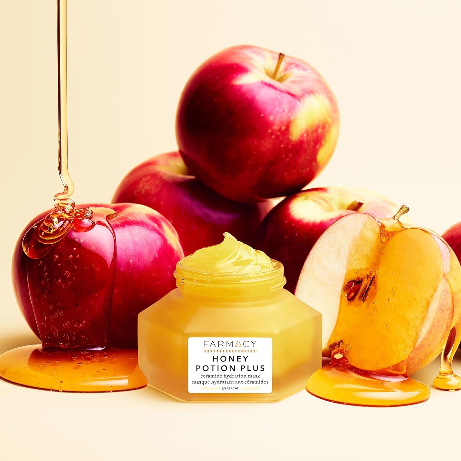 Honey Potion Face Mask - Antioxidant Rich Hydration Mask - Natural Moisturizing Facial Mask (1.7 Oz)