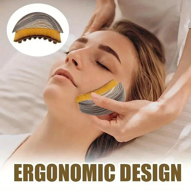 Lymphatic Contour Face Brush, Dry Brushing Face Brush,Lymphati