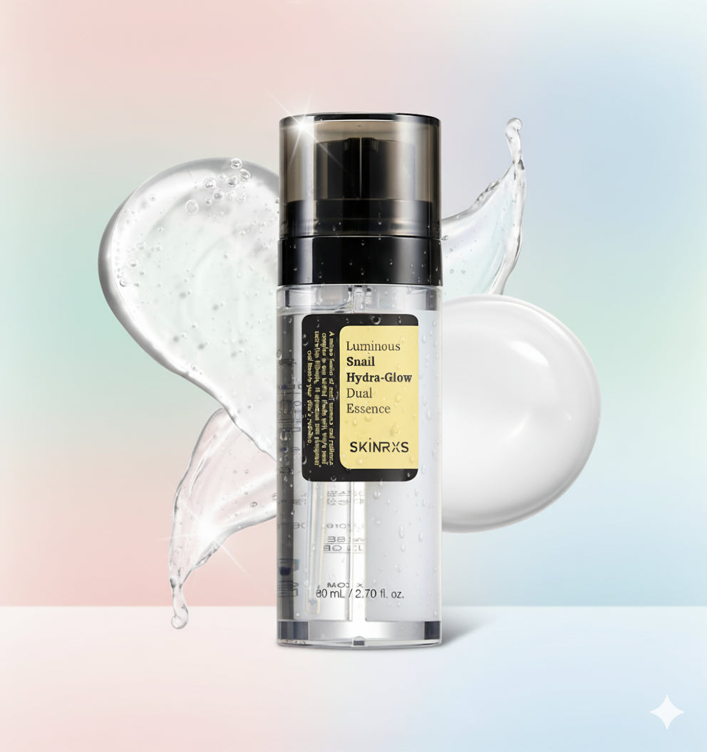 Korean Skincare Serum Collection Hydrating HA, Snail Mucin + Gold, TEACALM 90™