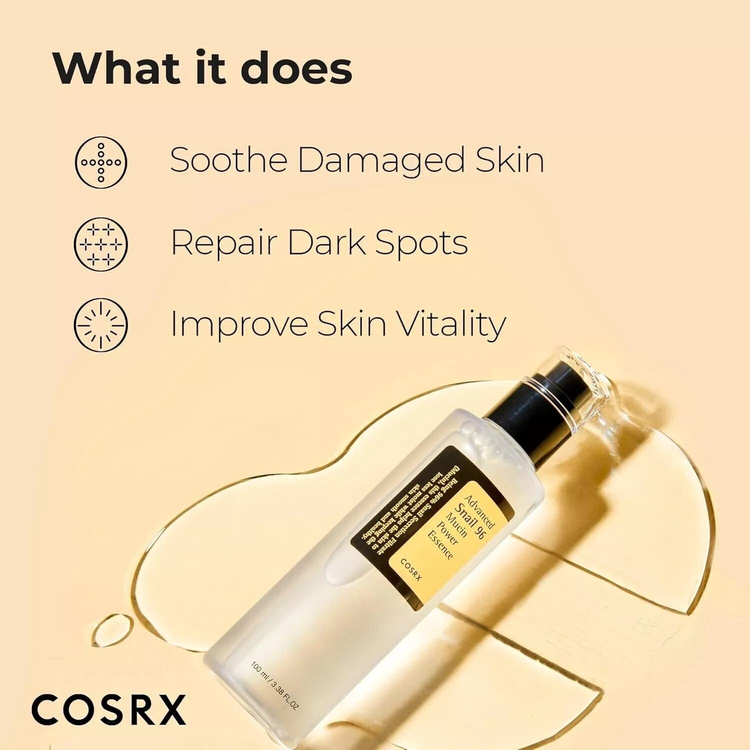 COSRX - Advanced Snail 96 Mucin Power Essence 100Ml -UK SELLER-