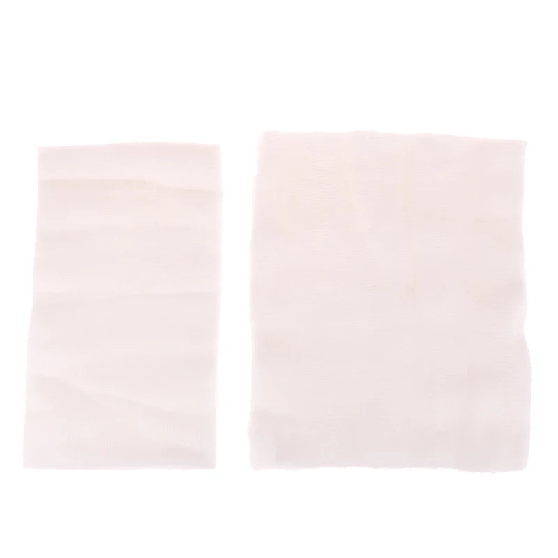 100Pcs Disposable Spa Face Gauze Mask Paper Sheet Beauty Salon Special Gauze Block Pre-Cut Facial Sheet Skin Fiber Paper
