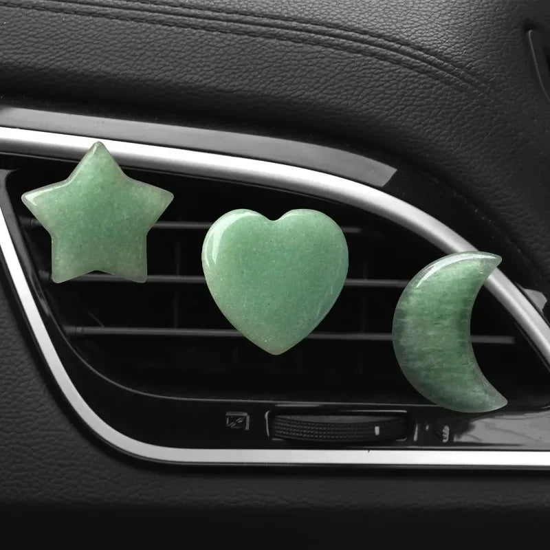 3Pcs/Set Crystal Moon Star Love Car Air Outlet Decoration Clip Auto Interior Air Conditioning Mouth Decor Clips Car Accessories