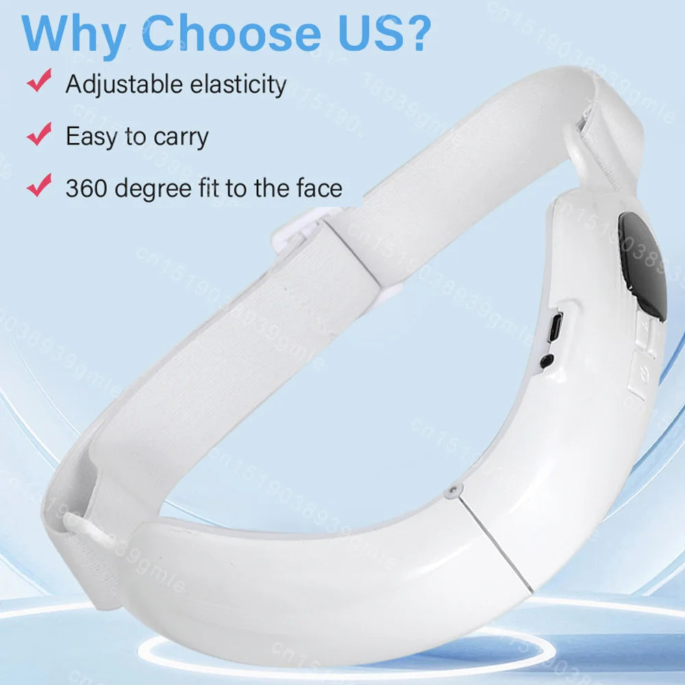 EMS Face Lifting Massager Facial Muscle Exerciser anti Wrinkle Facial Massager Remove the Double Chin Led Photon Therapy