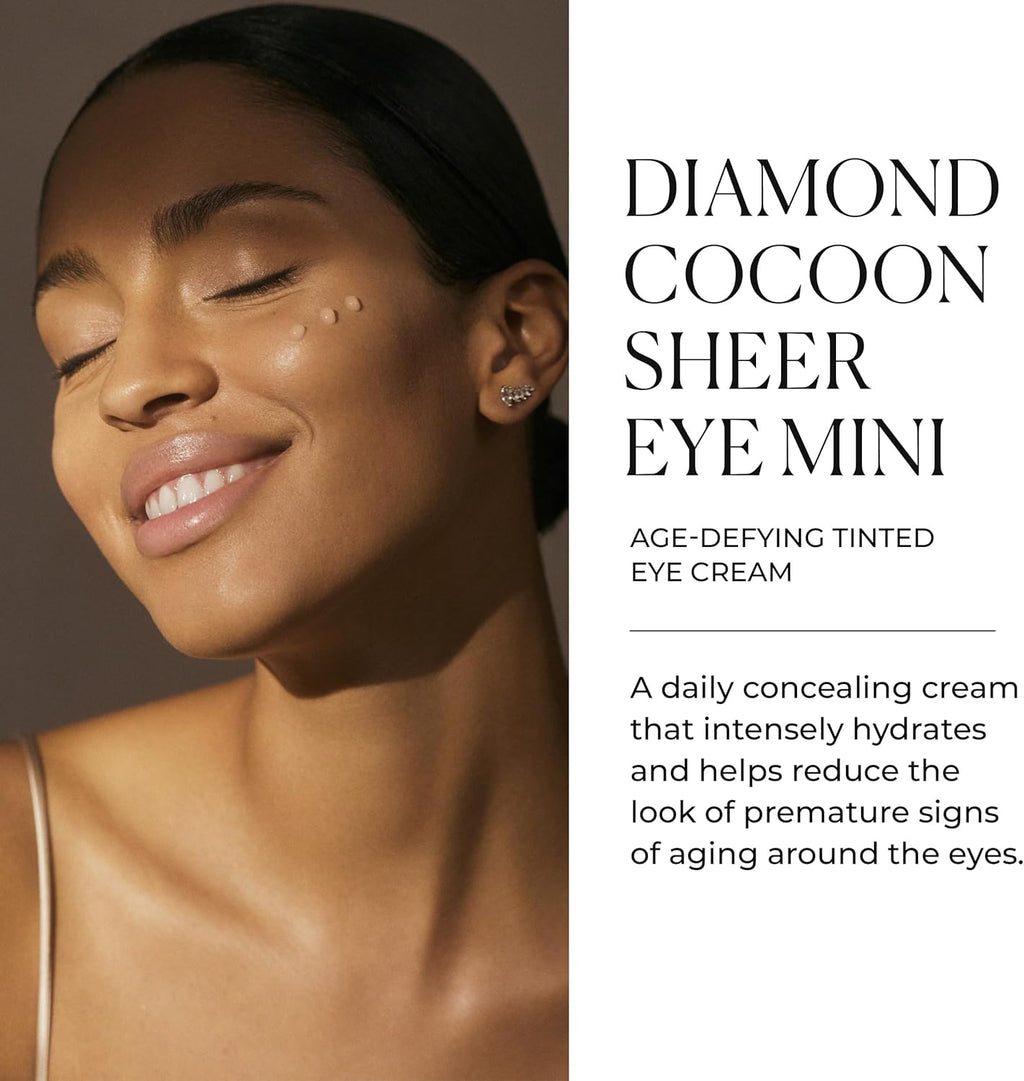 Diamond Cocoon Sheer Eye, Anti-Aging Tinted Eye Cream, Rejuvenates, Hydrates & Conceals, 0.3 Oz
