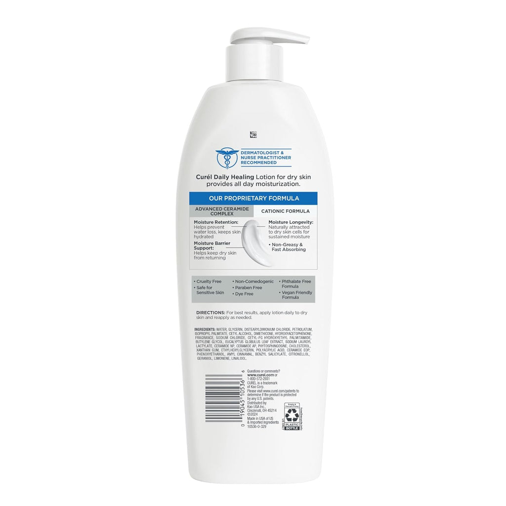 Curél Daily Healing Body Lotion for Dry Skin, 20 Ounces