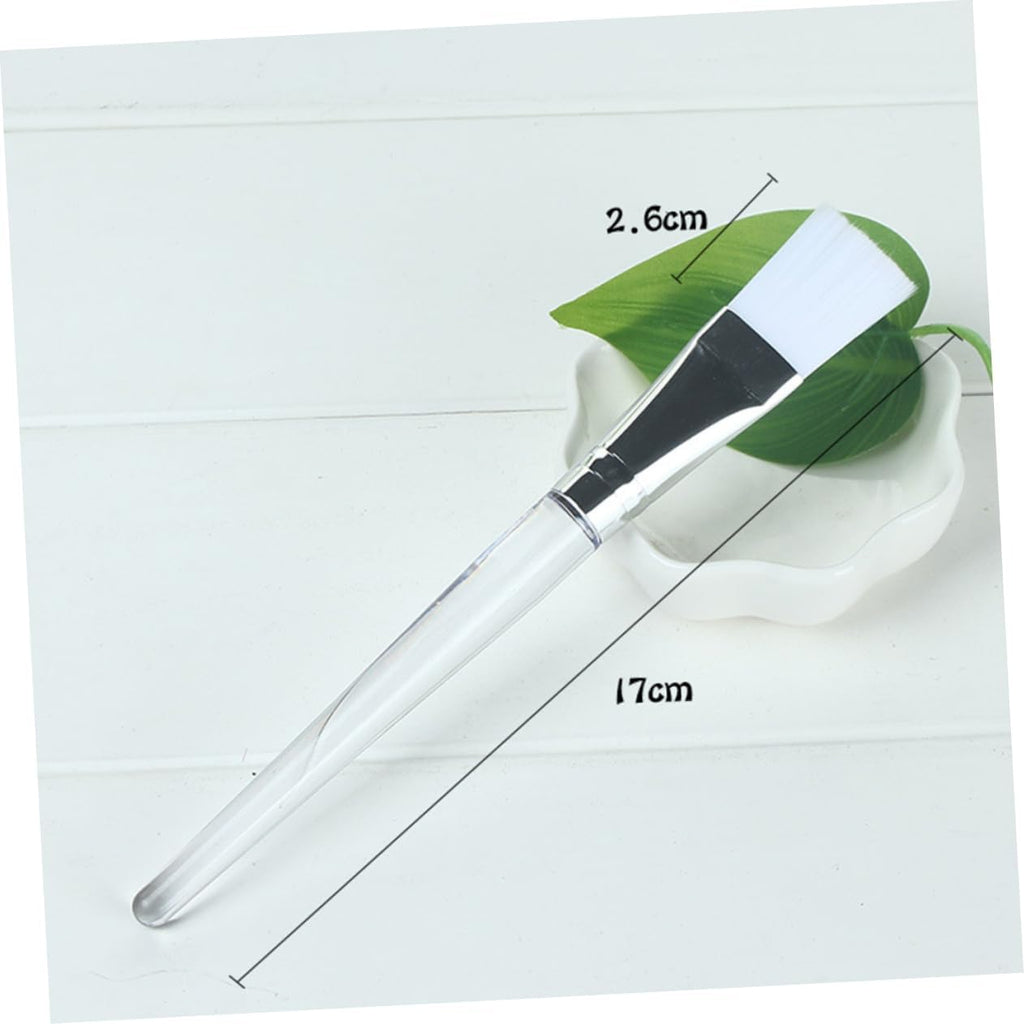 2Pcs Facial Mask Brush Set Soft Artificial Fiber Applicator for Applying Facial and Eye Masks, Suitable for Professional and Home Use