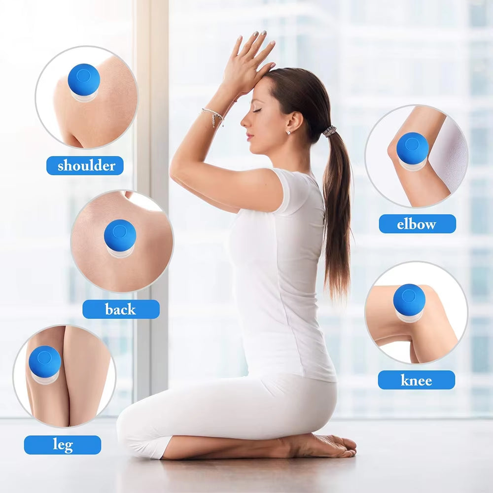 2/3PCS Facial Cupping Cup 1PCS Face Cup Silicone Cupping Massage Vacuum Suction Mug for Body Face Leg Arm Back Shoulder Muscle