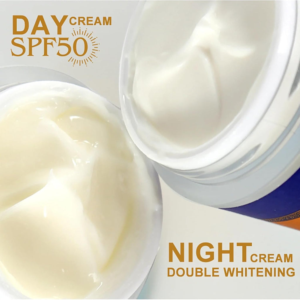 LKIAE Ultimate Retinol Day and Night Face Cream, Whitening, Anti-Aging, Reduce Wrinkles, Fine Lines, Moisturizing, with Spf 50+, Snail Extract, Collagen, 100 Ml