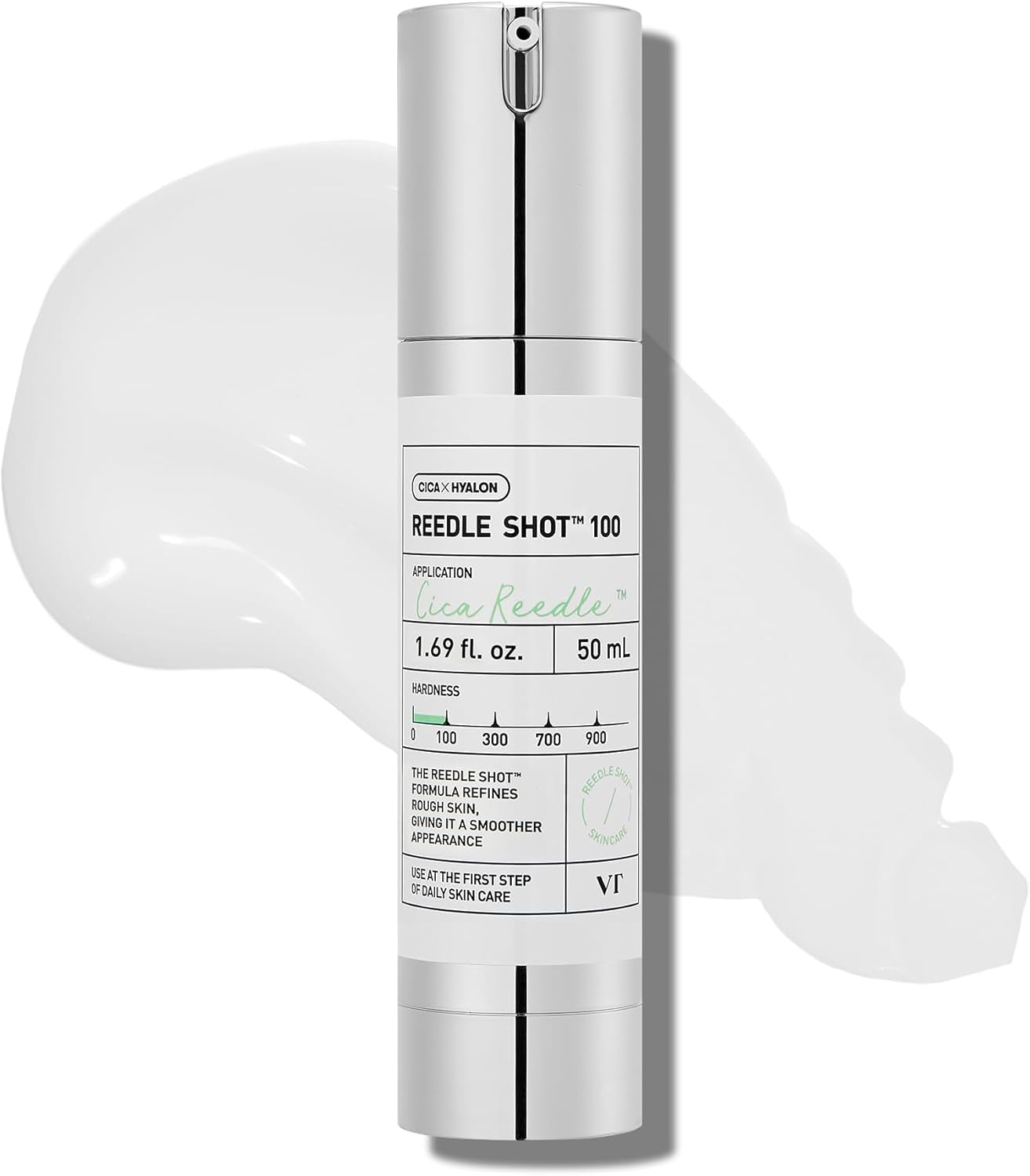 CICA Reedle Shot 100, Spicule Microneedling Serum for Pore Care & Exfoliation, Exosome, Centella Asiatica for Glass Skin, Skin Texture, Liquid Skin Booster, Korean Skin Care 50Ml