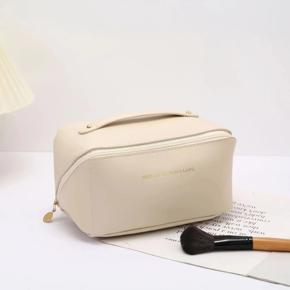 Portable Travel Cosmetics Storage Bag Large-Capacity Makeup Bag Waterproof Beauty and Skincare Beauty Pillow Toiletries Handbag