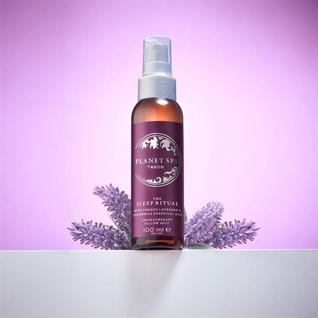 Pack of 6  Planet Spa Aromatherapy Beauty Sleep Pillow Mist with French Lavender and Chamomile Essential Oil Formerly Sleeptherapy Pillow Mist 6 X 100Ml