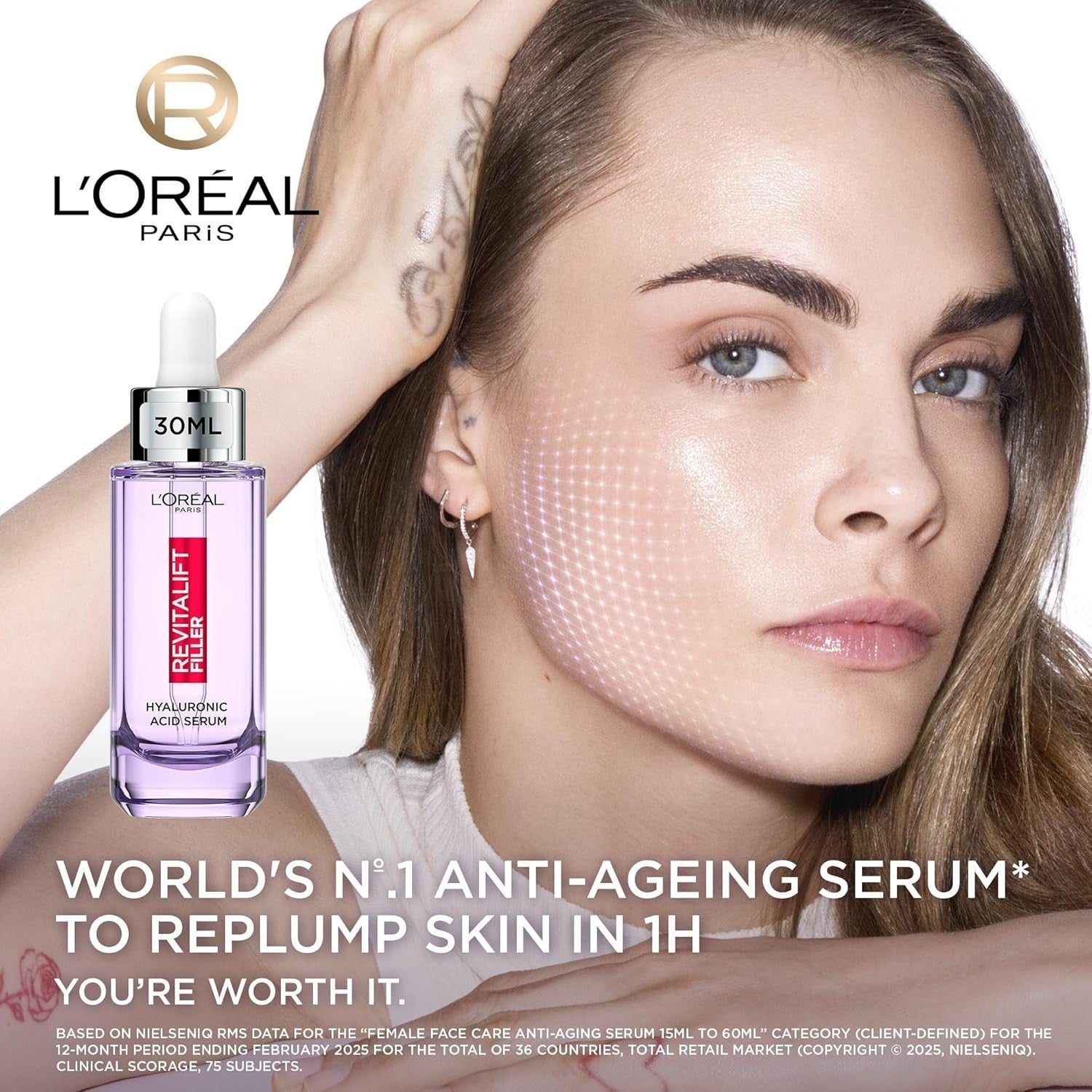 L'Oréal Paris Revitalift Filler Serum 1.5% Pure Hyaluronic Acid *Boxed*