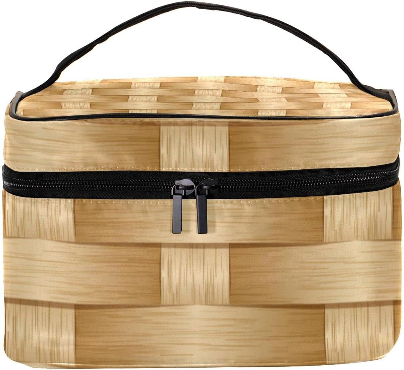 Weaving Pattern Cosmetic Travel Bag for Women Makeup Bag for Trip