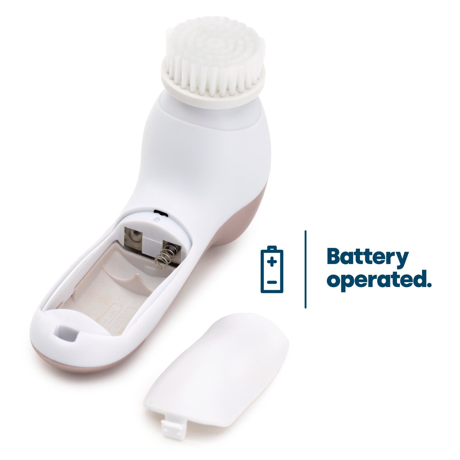 LIVIVO 7 in 1 Electric Facial Cleanser with Rotating Brush and Pumice Heads
