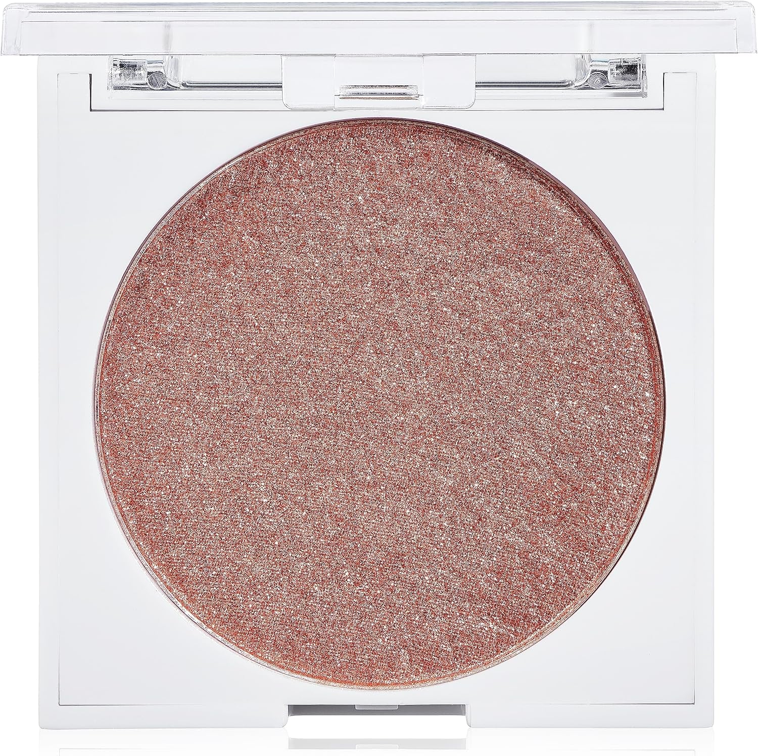 Diamond Bounce Highlighter in Rose Gold, Ultra-Fine Gel-Powder Highlighter with Rose Gold Shimmer for an Icy Iridescent Highlight