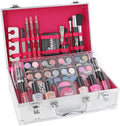 Dazzling Makeup Case – 60-Piece Vegan Makeup Set for Teenagers – Elegant Silver Box – Compact and Lightweight Design – Travel-Friendly Women’S Makeup Set