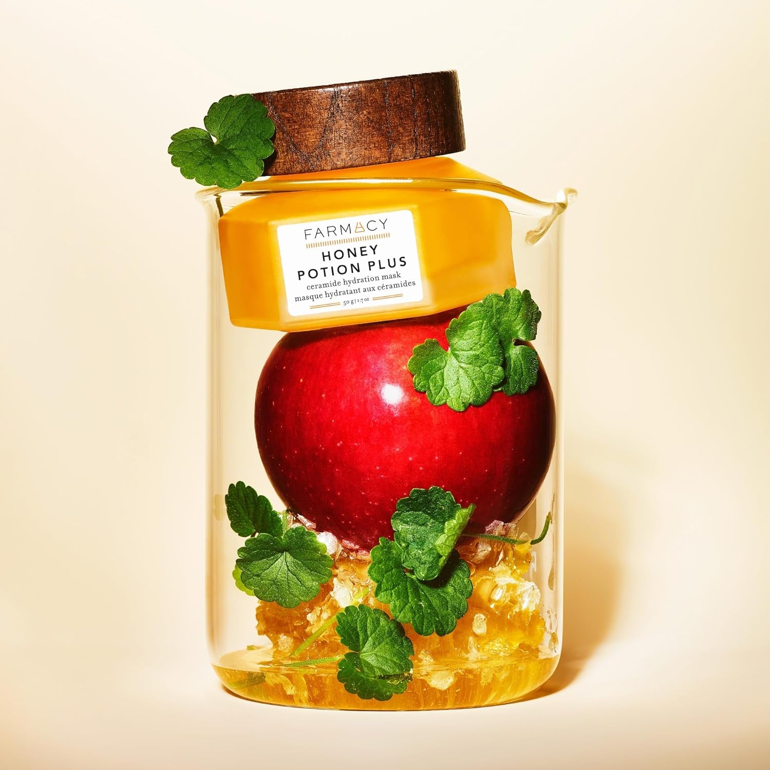 Honey Potion Face Mask - Antioxidant Rich Hydration Mask - Natural Moisturizing Facial Mask (1.7 Oz)