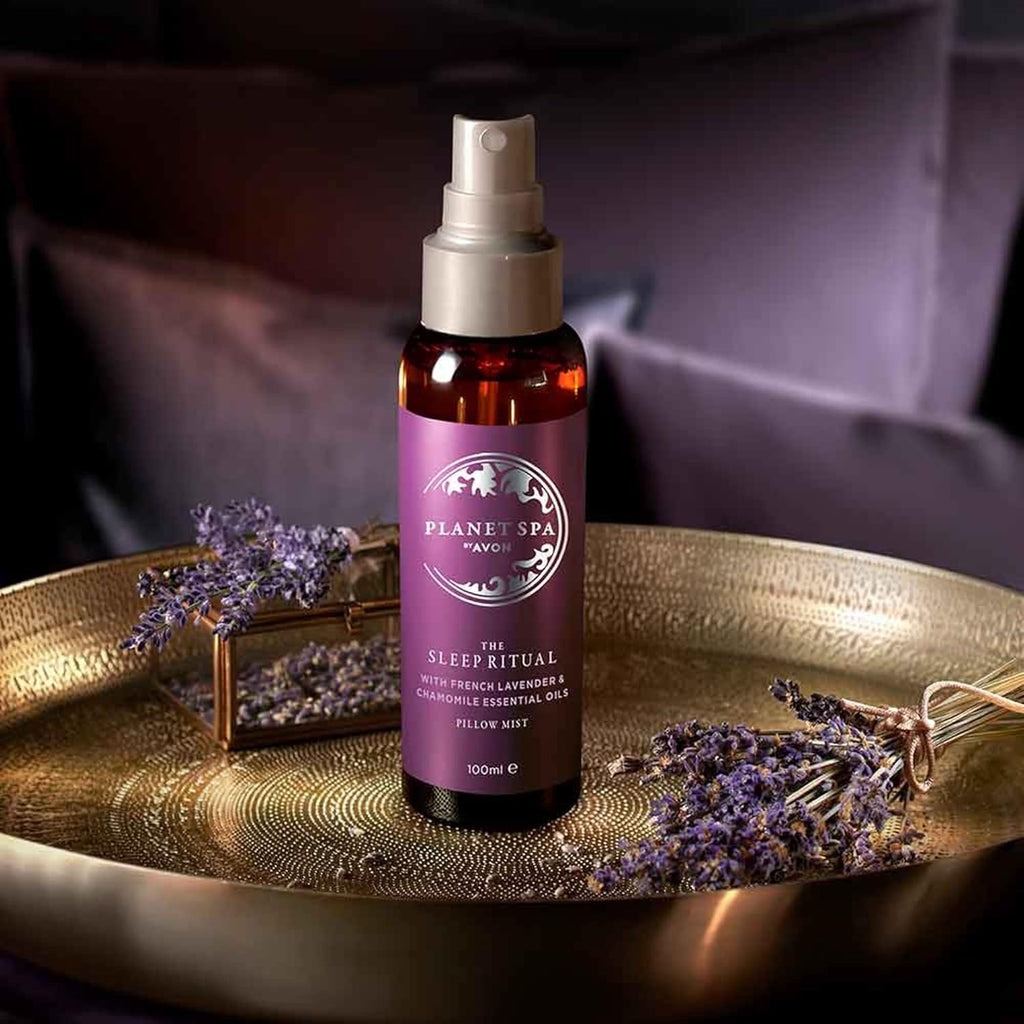Pack of 6  Planet Spa Aromatherapy Beauty Sleep Pillow Mist with French Lavender and Chamomile Essential Oil Formerly Sleeptherapy Pillow Mist 6 X 100Ml
