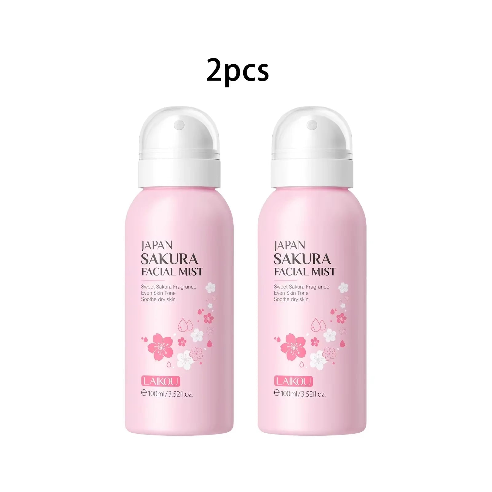 Sakura Facial Mist Brightening Spray Moisturizing Face Serum Brightening Toner Shrink Pores Oil Controlg Skincare 100Ml