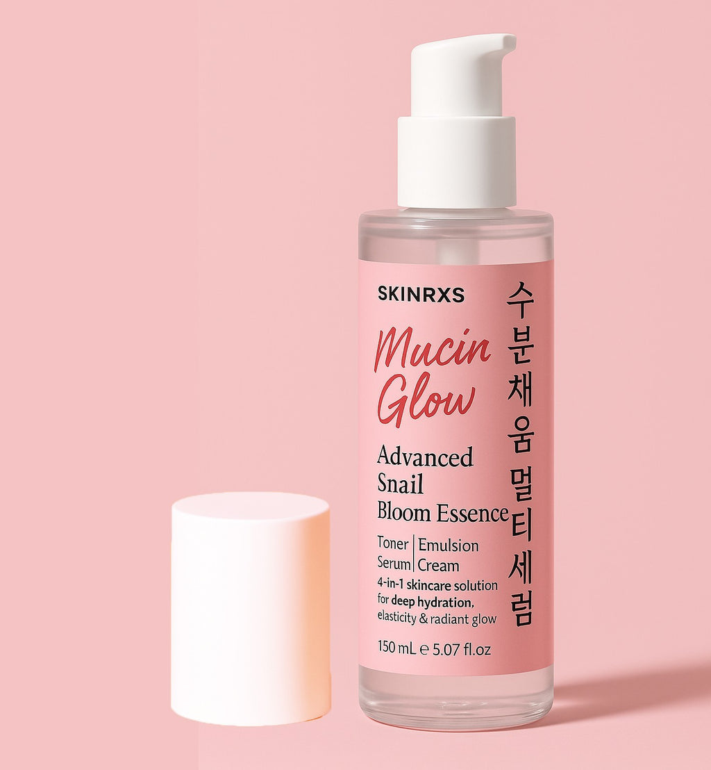 Korean Skincare Serum Collection Hydrating HA, Snail Mucin + Gold, TEACALM 90™