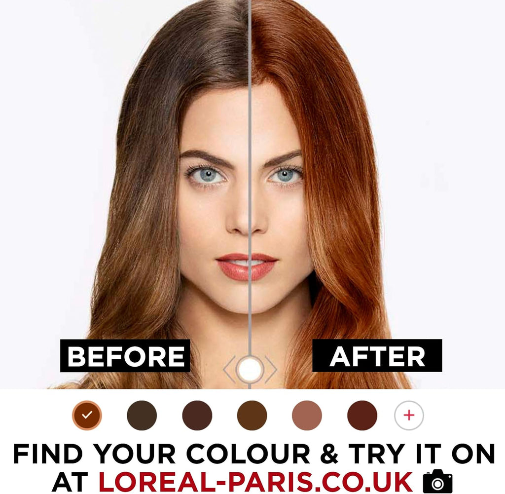 L'Oréal Paris Casting Crème Gloss Semi-Permanent Hair Dye, Ammonia-Free Formula & Honey-Infused Conditioner, Glossy Finish, Colour for up to 28 Shampoos, Pack of 3, Colour: 316 Plum