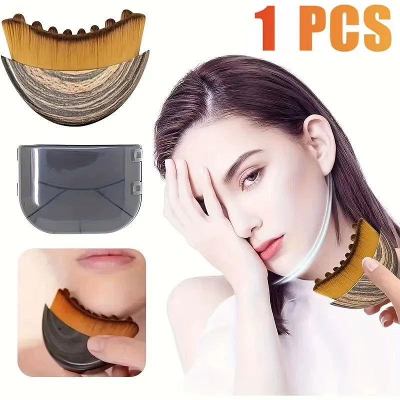 Lymphatic Contour Face Brush,Chin &Jawline Sculpting,Drainage Massager for Face,Ergonomically Designed to Fit the Skin Precisely