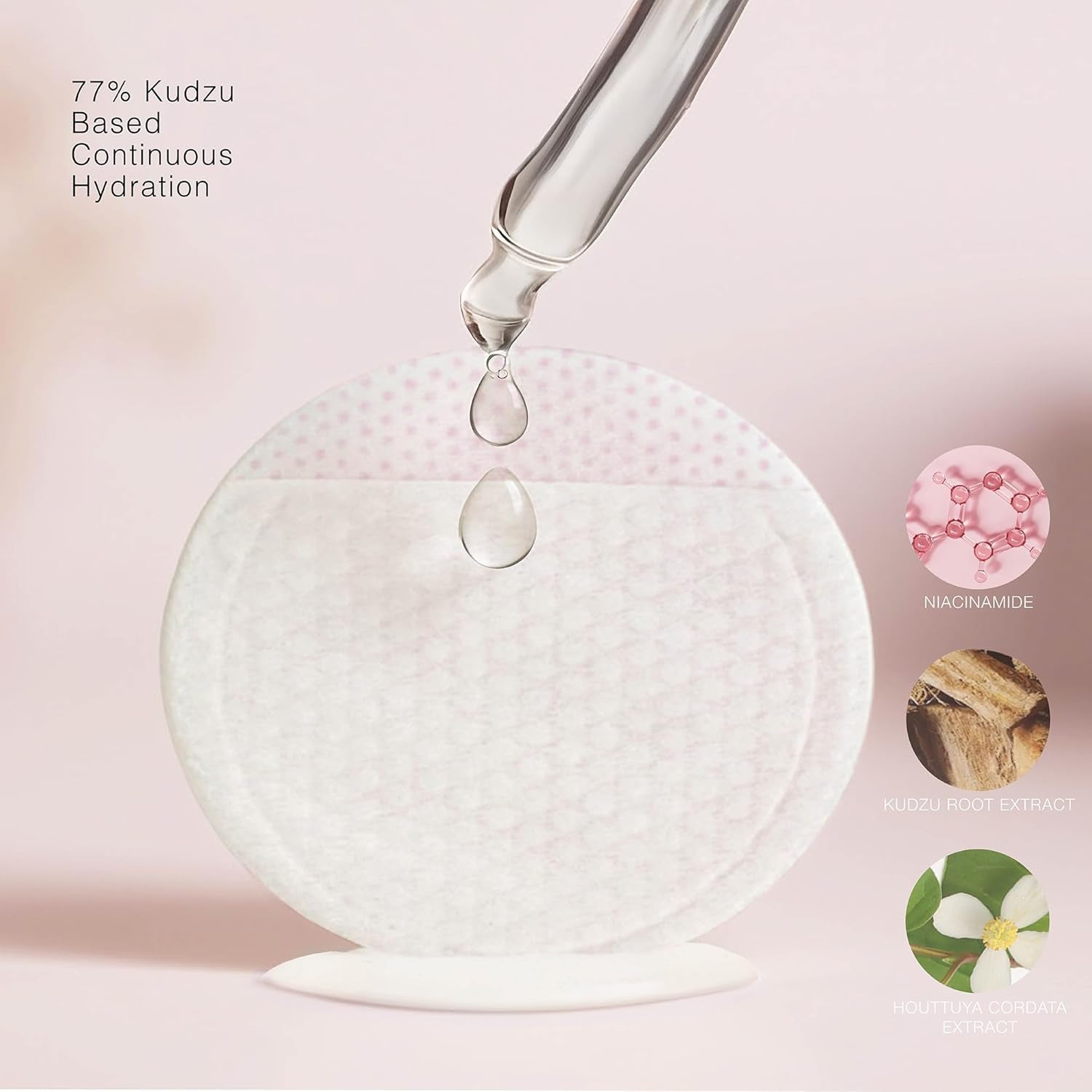 7 Seconds All-Day Mask, 7-In-1 Facial Korean Toner Pads for Instant Hydration and Refreshed Skin, All Skin Types, Exfoliating and Pore Care with 66% Kudzu Root, K Beauty Skincare (5 Pads)