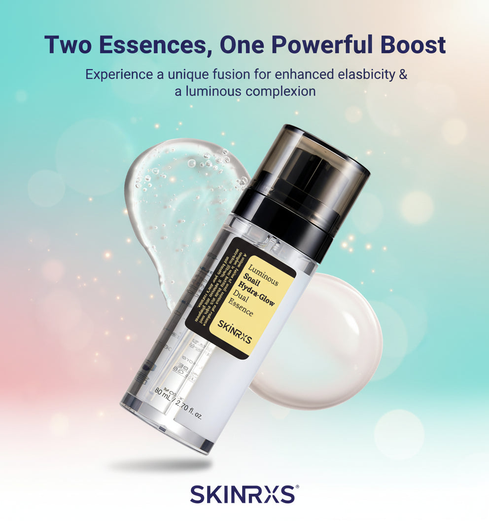 Korean Skincare Serum Collection Hydrating HA, Snail Mucin + Gold, TEACALM 90™