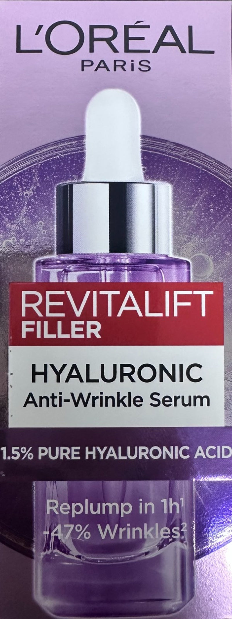 L'Oréal Paris Revitalift Filler Serum 1.5% Pure Hyaluronic Acid *Boxed*
